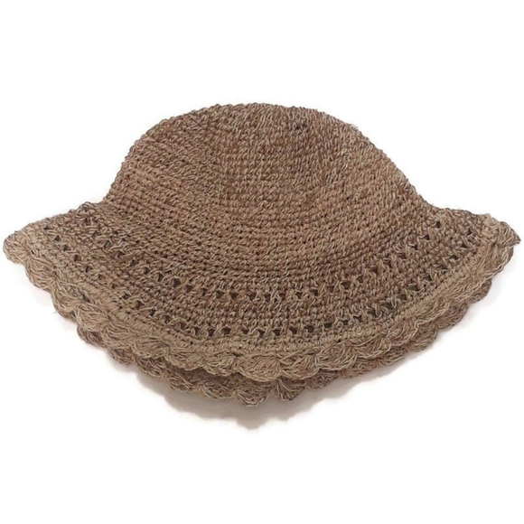 Hemp Sunhat handmade in Nepal - Picture 3 of 5